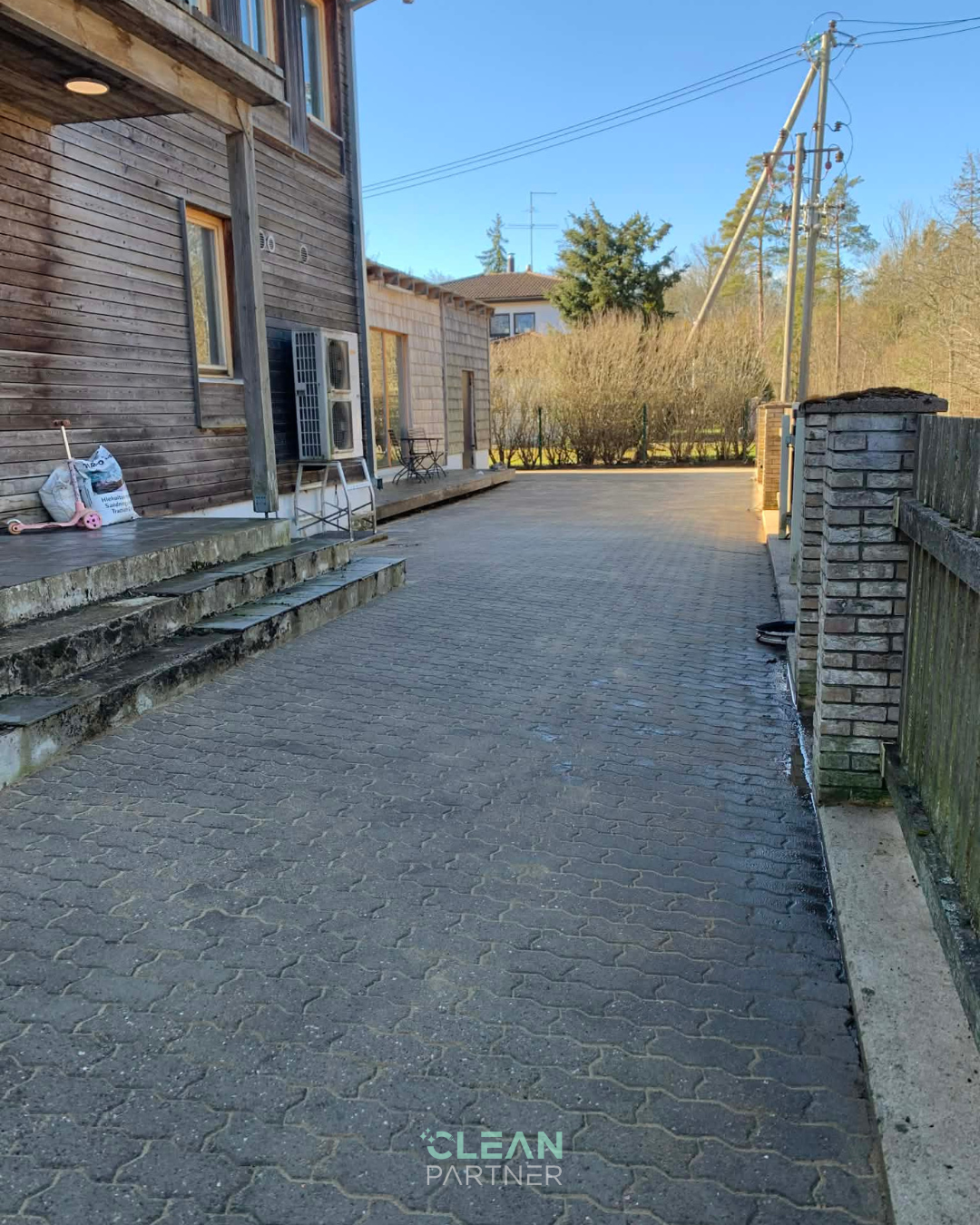 tänavakivi puhastus pärast Clean Partner OÜ