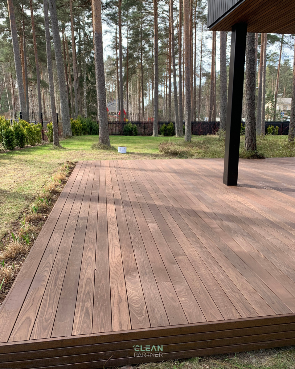 Terrassi hooldus ja õlitamine Clean Partner