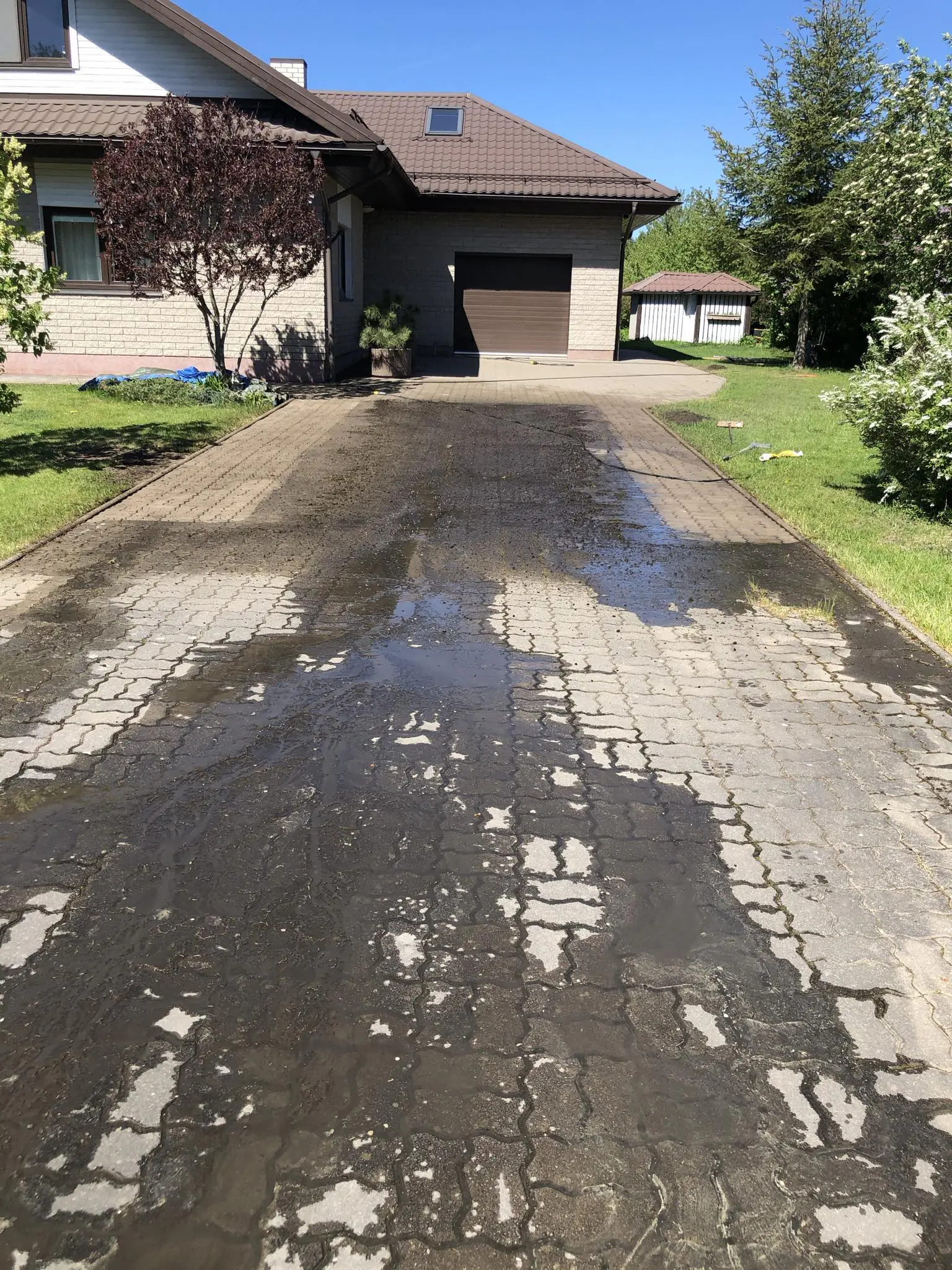 tänavakivi puhastus