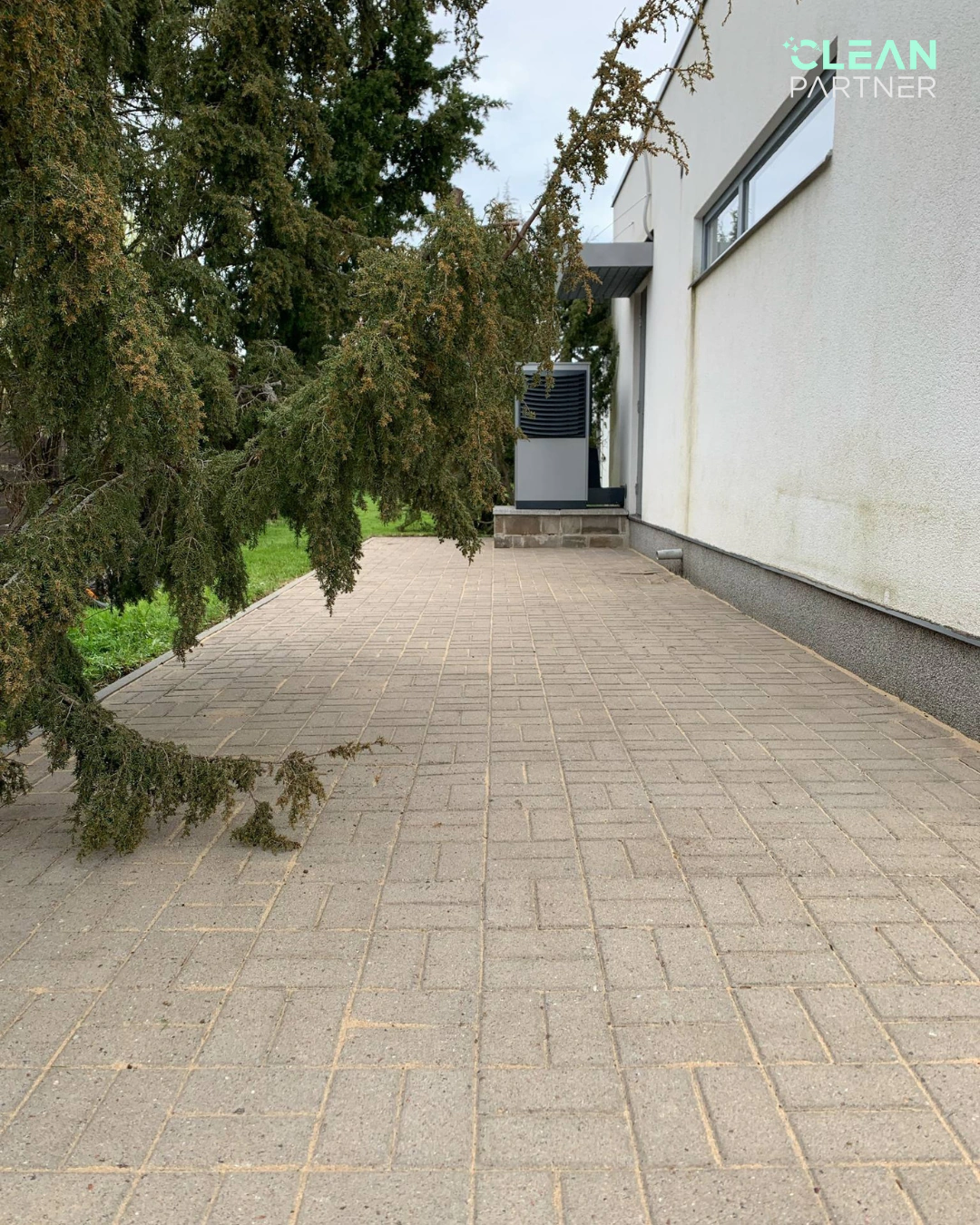 Tänavakivide puhastus pärast